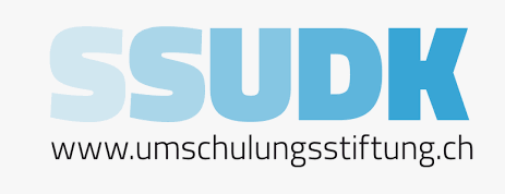 Logo Schweizerische Stiftung für die Umschulung von darstellenden Künstlerinnen und Künstlern (SSUDK)
